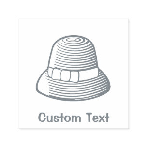 Carimbo Auto Entintado Cloche Hat