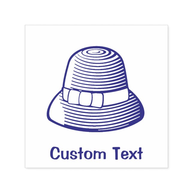 Carimbo Auto Entintado Cloche Hat (Design)