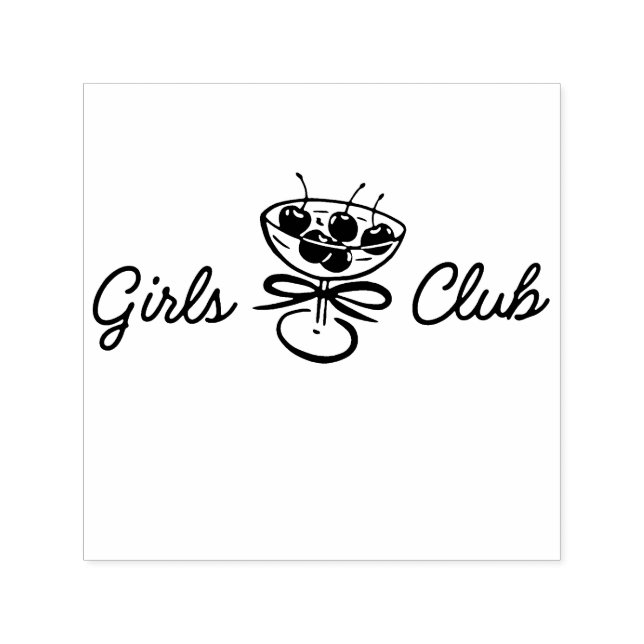 Carimbo Auto Entintado Clube das Meninas (Design)
