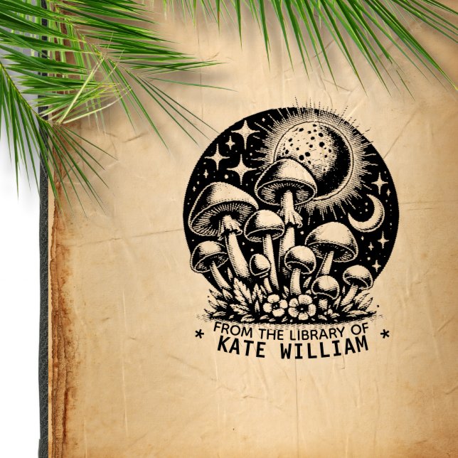 Carimbo Auto Entintado Cogumelo da biblioteca de selos (Criador carregado)