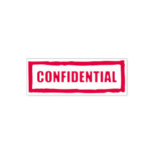 Carimbo Auto Entintado Confidencial