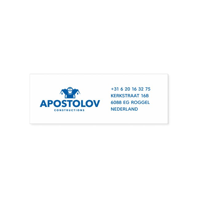 CARIMBO AUTO ENTINTADO CONSTRUÇÕES APOSTOLOV (Design)
