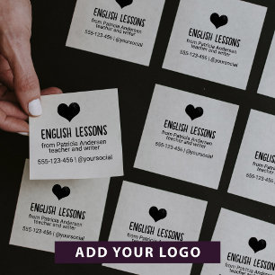 Carimbo Auto Entintado Contato do Logotipo do Professor Privado