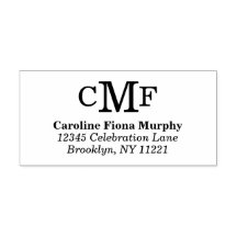 Cor Personalizada Simples do Moderno 3 Monograma B