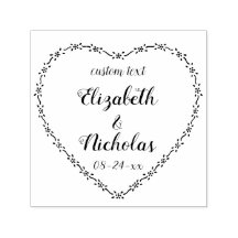 Coroa Rústica de Coração Floral Simples para Casam