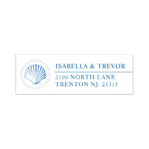 Carimbo Auto Entintado Costume temático náutico da ilustração do mari