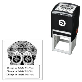 Carimbo Auto Entintado Crânio