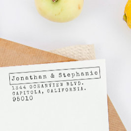 Carimbo Auto Entintado Crie Seu Próprio Endereço De Devolução Da Máquina 