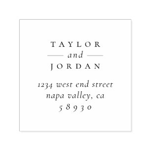 Carimbo Auto Entintado Crie Seu Próprio Endereço De Devolução De Casa