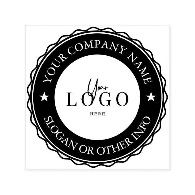 Carimbo Auto Entintado Crie Seu Próprio Logotipo Empresarial Personalizad (Design)