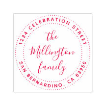 Crie seu próprio nome de família Script Endereço d