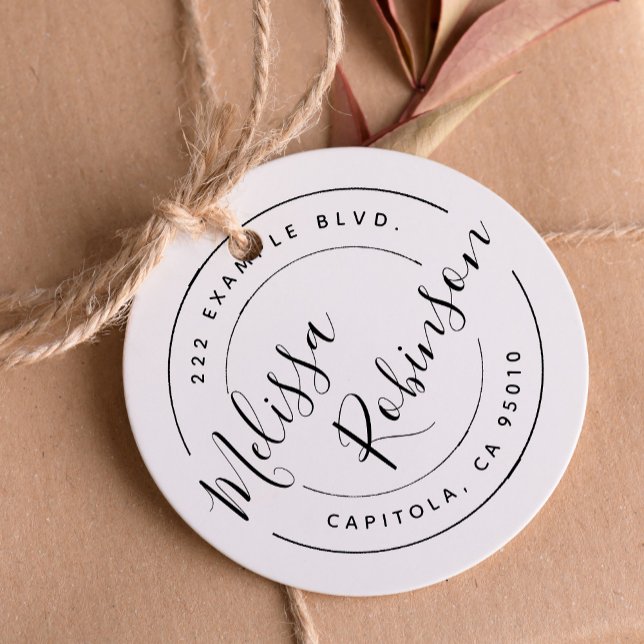 Carimbo Auto Entintado Crie seu próprio nome do script de endereço de dev (Criador carregado)