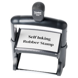 Carimbo Auto Entintado Crie seu próprio selo personalizado 11,4 cm x 6,9