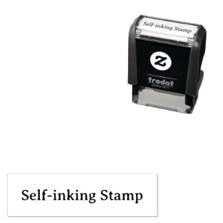 Carimbo Auto Entintado Crie seu próprio simples personalizado 1.4" x 0.4"