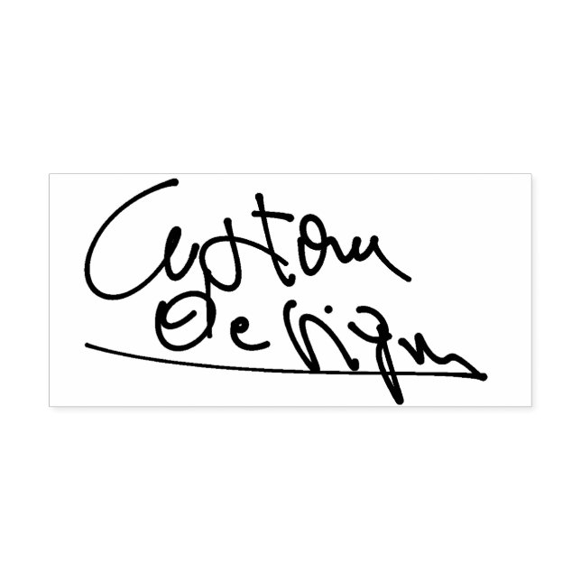 Carimbo Auto Entintado Crie sua própria assinatura (Design)