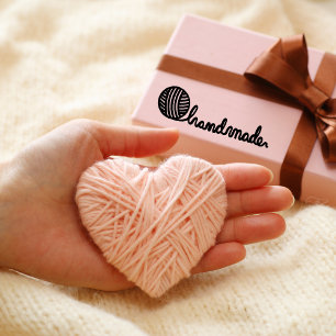 Carimbo Auto Entintado Crochet de fio e agulha Personalizado à mão