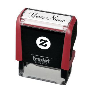 Carimbo Auto Entintado Custom Name Personalized Self-inking Stamps Stamp