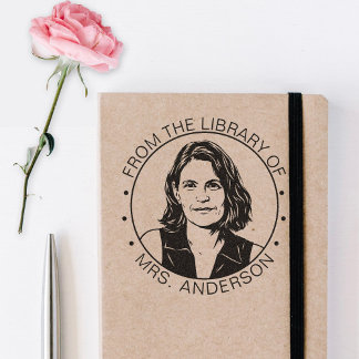 Carimbo Auto Entintado Custom Photo Library Teacher Self Inking Stamp