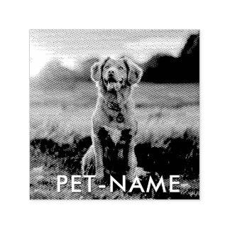 Carimbo Auto Entintado Custom Photo With Your Pet Dog Name Picture On