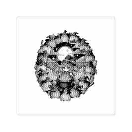 Carimbo Auto Entintado Cute Witch Creating Magical Moments With Toads