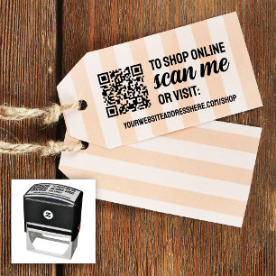 Carimbo Auto Entintado Digitalize-me para Comprar seu código QR e site
