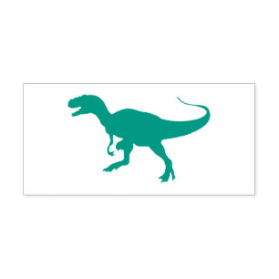 Carimbo Auto Entintado Dinossauro Verde T-Rex Tyrannosaurus
