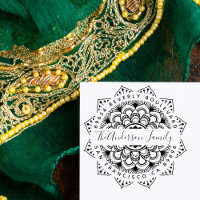 Diversão Verde Nome da Família Mandala Endereço de