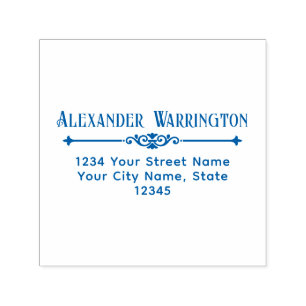 Carimbo Auto Entintado Divisor Botânico Espaçador nº 2 Nome Endereço de D