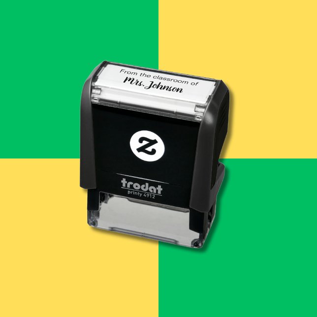 Carimbo Auto Entintado Do Modelo de Nome do Professor da Sala de Aula (Criador carregado)