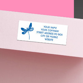 Carimbo Auto Entintado Dragonfly Business ou Endereço Pessoal Curvo
