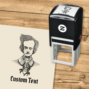 Carimbo Auto Entintado Edgar com Inseto Dourado