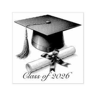 Carimbo Auto Entintado Elegant Graduation Self Inking Rubber Stamp