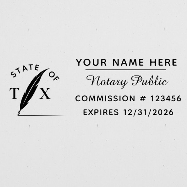 Carimbo Auto Entintado   Elegant Notary Public Custom  (Criador carregado)