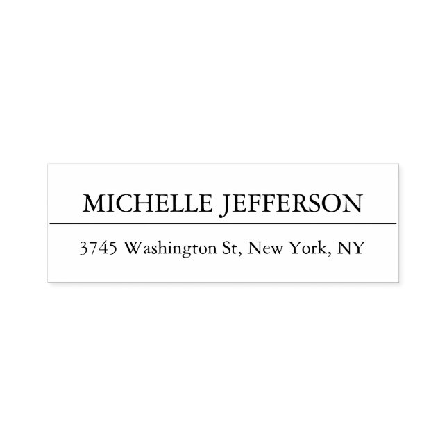 Carimbo Auto Entintado Elegante Criativo Minimalista Moderno Profissional (Design)