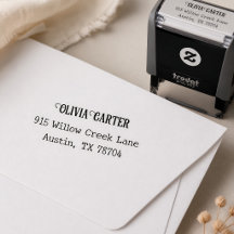 Elegante Endereço de Retorno de Casamento com Rote