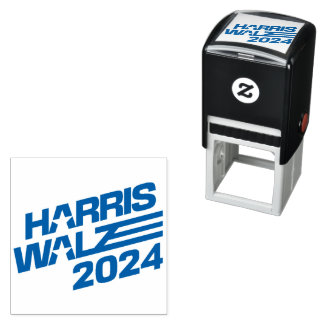 Carimbo Auto Entintado Eleição 2024 Harris Walz