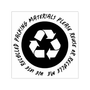 Carimbo Auto Entintado Encapsulamento reutilizado do reciclado