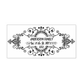 Carimbo Auto Entintado Endereço comercial e de devolução