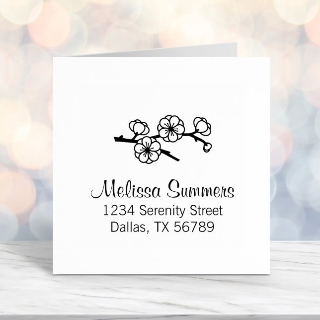 Carimbo Auto Entintado Endereço da Ramificação de Flexibilidade (Criador carregado)