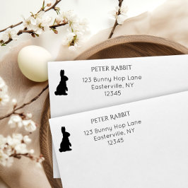 Carimbo Auto Entintado Endereço de devolução Bunny