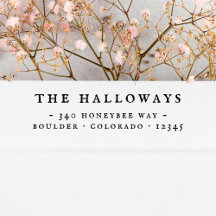 Endereço de devolução da Tipografia Vintage