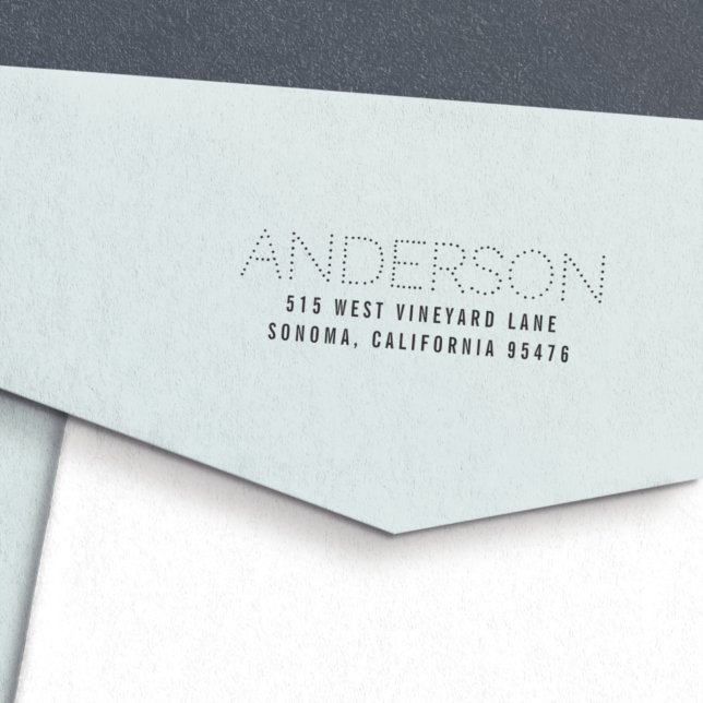 Carimbo Auto Entintado Endereço de devolução das luzes da marca (Criador carregado)