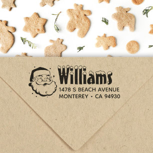 Carimbo Auto Entintado Endereço de Devolução de Claus de Sant Claus para