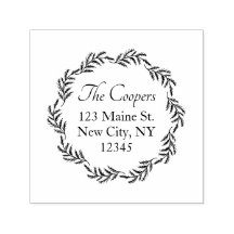 Endereço de devolução de feriado do nome da famíli