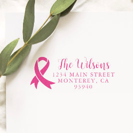 Carimbo Auto Entintado Endereço de Devolução de Friso de Consciência do C