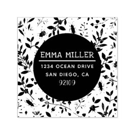 Carimbo Auto Entintado Endereço de devolução de nome personalizado do Imp