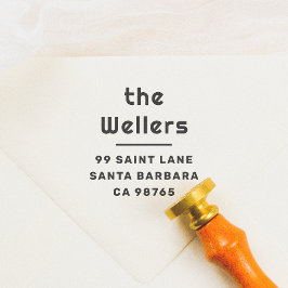 Carimbo Auto Entintado Endereço de devolução em negrito da Tipografia Ret