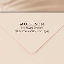 Endereço de devolução mínima para tipografia moder