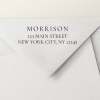 Endereço de devolução mínima para tipografia moder