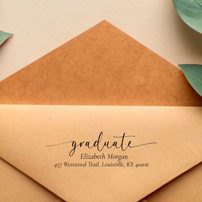 Carimbo Auto Entintado Endereço de devolução para gradação de chic (Criador carregado)